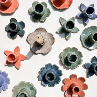Floral Taperholder Template