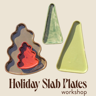 Holiday Slab Plates Workshop