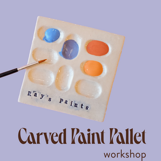 Ceramic Paint Pallets Workshop