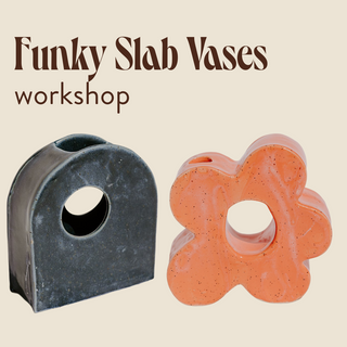Funky Slab Vase Workshop