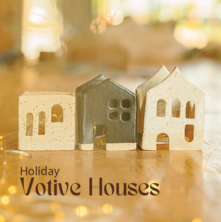 Handbuilt Votive Houses Workshop